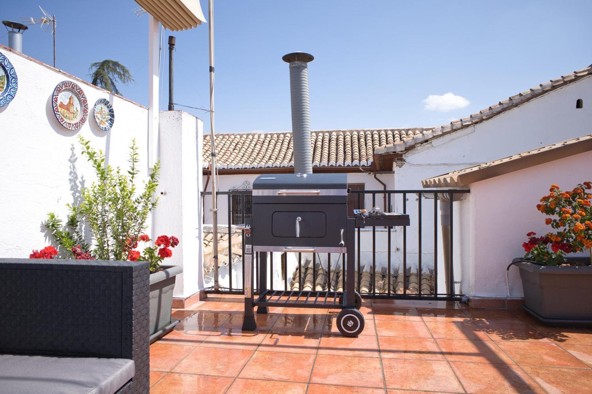 Sunny House Terraza Privada Y Parking Ferienhaus Granada